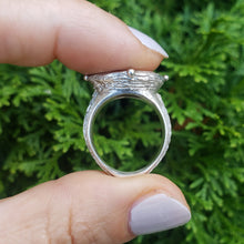 Load image into Gallery viewer, 4 Points Sacred Eye Ring, Sterling Silver