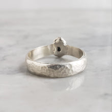 Load image into Gallery viewer, Rough Sapphire Ring, Silver