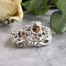 Load image into Gallery viewer, Oceana Ring, Citrine and Silver