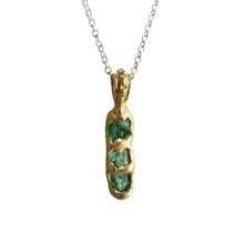 Load image into Gallery viewer, Rough Tsavorite Necklace, M
