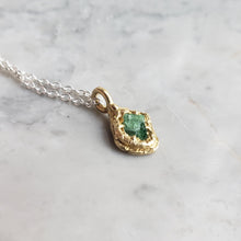 Load image into Gallery viewer, Rough Tsavorite Necklace, Sm
