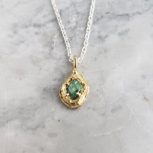 Load image into Gallery viewer, Rough Tsavorite Necklace, Sm
