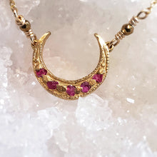 Load image into Gallery viewer, Up Turned Crescent Moon Necklace