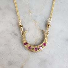 Load image into Gallery viewer, Up Turned Crescent Moon Necklace