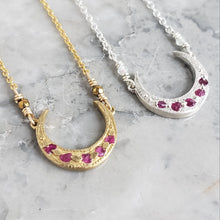 Load image into Gallery viewer, Up Turned Crescent Moon Necklace