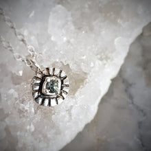 Load image into Gallery viewer, Mystic Eye Necklace in Green Sapphire and Sterling Silvere