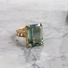 Load image into Gallery viewer, Enchantress Ring, Bronze, Green Amethyst