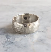 Load image into Gallery viewer, Rough Diamond Ring in Silver