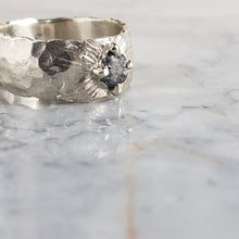 Load image into Gallery viewer, Rough Diamond Ring in Silver
