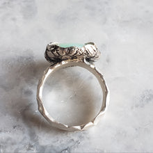Load image into Gallery viewer, Aqua Chalcedony Ring in Silver