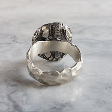 Load image into Gallery viewer, Aqua Chalcedony Ring in Silver