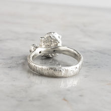 Load image into Gallery viewer, Apatite and Yellow Sapphire Ring in Silver