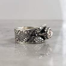 Load image into Gallery viewer, Lace Ring, Mauve Sapphire in Sterling Silver