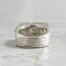 Load image into Gallery viewer, Square Sacred Eye Ring, Sterling Silver