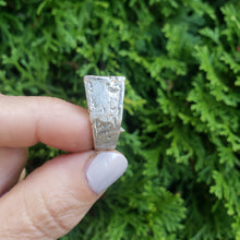 Load image into Gallery viewer, Square Sacred Eye Ring, Sterling Silver