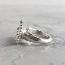 Load image into Gallery viewer, Raised Sacred Eye Ring, Sterling Silver