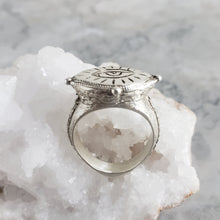 Load image into Gallery viewer, 4 Points Sacred Eye Ring, Sterling Silver