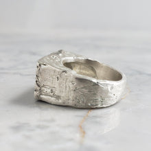 Load image into Gallery viewer, Square Sacred Eye Ring, Sterling Silver