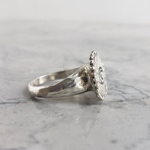 Load image into Gallery viewer, Raised Sacred Eye Ring, Sterling Silver