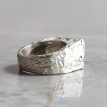 Load image into Gallery viewer, Square Sacred Eye Ring, Sterling Silver