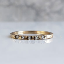 Load image into Gallery viewer, Diamond Band, 14k Yellow Gold, Size 6