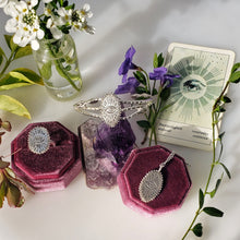 Load image into Gallery viewer, Oval Sacred Eye Ring, Sterling Silver