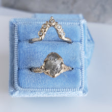 Load image into Gallery viewer, Elowen Rough Diamond Engagement Ring,10k yellow Gold, Size 6.5