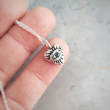 Load image into Gallery viewer, Sacred Eye Halo Amulet, Sterling Silver
