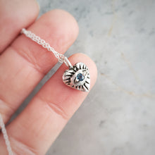 Load image into Gallery viewer, Sacred Eye Halo Amulet, Sterling Silver
