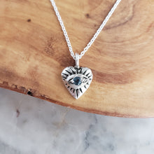 Load image into Gallery viewer, Sacred Eye Halo Amulet, Sterling Silver