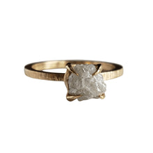 Load image into Gallery viewer, Kya Ring, Rough Diamond Engagement Ring, 10k yellow Gold