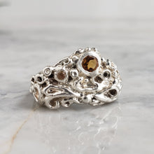 Load image into Gallery viewer, Oceana Ring, Citrine and Silver
