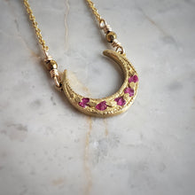 Load image into Gallery viewer, Up Turned Crescent Moon Necklace
