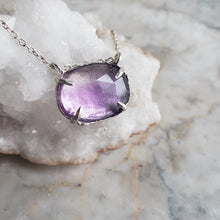 Load image into Gallery viewer, Amethyst Necklace in Sterling Silver
