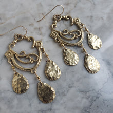 Load image into Gallery viewer, Thalia Chandelier Earrings in Bronze
