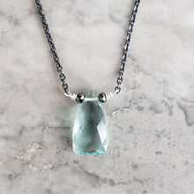 Load image into Gallery viewer, Blue Quartz Necklaces, 18&quot; chain
