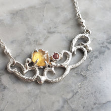 Load image into Gallery viewer, Feylana Necklace in Citrine and Orange Sapphire
