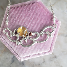 Load image into Gallery viewer, Feylana Necklace in Citrine and Orange Sapphire
