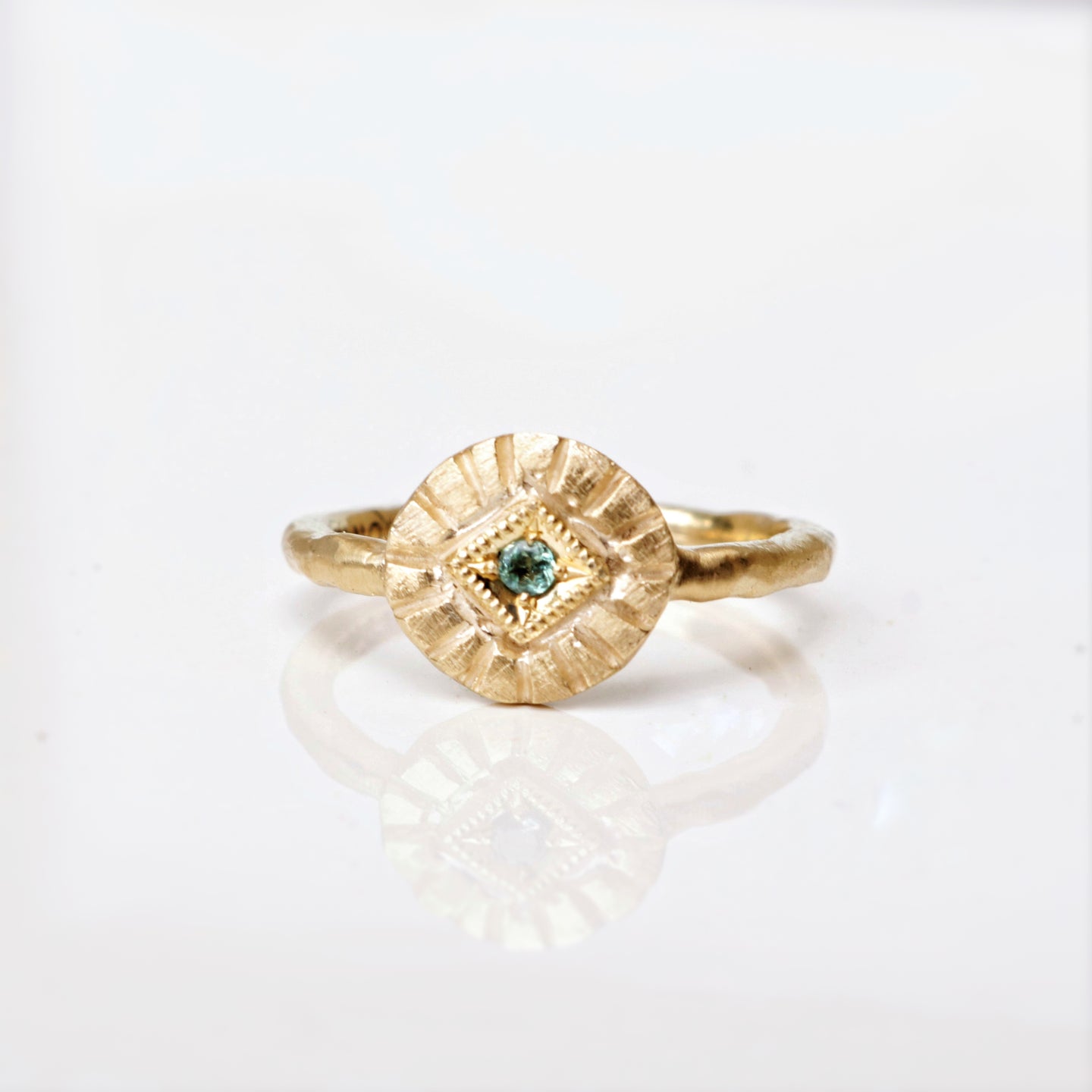 Mystic Eye Ring, 10k Gold, Sapphire