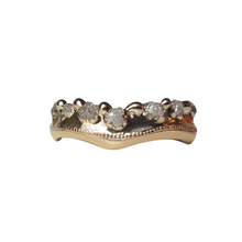 Load image into Gallery viewer, The Batlló Crown Ring, Rough Diamonds, 10k Yellow Gold
