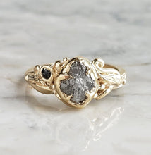 Load image into Gallery viewer, Shayla Ring, Rough Diamond,10k Yellow Gold
